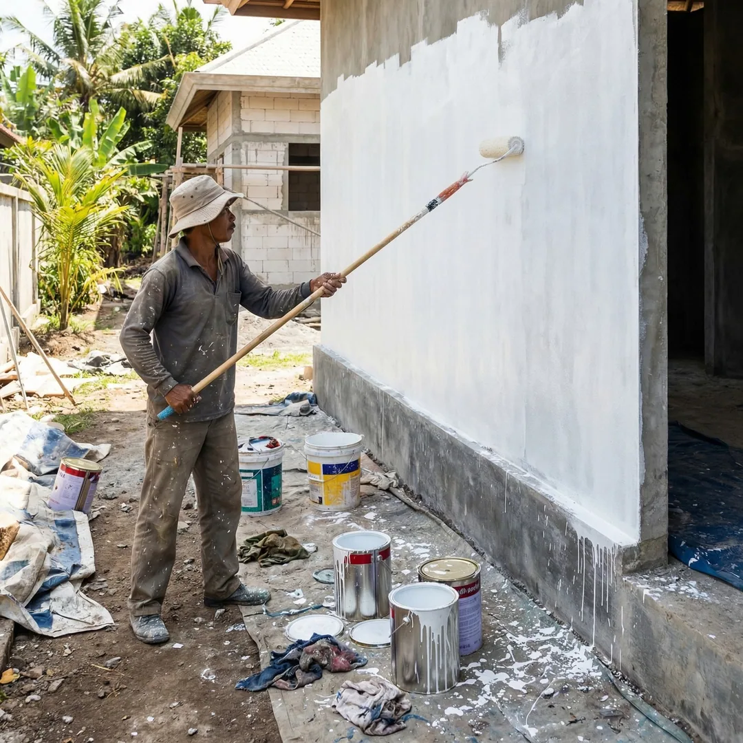 🎨 PRIMER APPLICATION | Surface Preparation

Primer seals porous plaster and creates bonding surface